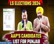 Get ready for the political showdown of 2024! AAP has just dropped the bombshell with the unveiling of their Lok Sabha candidates for Punjab.Don&#39;t miss out on this exclusive announcement as AAP gears up for the upcoming elections. Who are the faces leading the charge? Find out now! &#60;br/&#62; &#60;br/&#62;#AAP #AAPLokSabha #LokSabhaElections #LokSabhaElections2024 #LSElections2024 #AamAadmiParty #ArvindKejriwal #BhagwantMann #Oneindia&#60;br/&#62;~HT.178~PR.274~ED.103~GR.124~