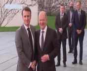 Macron and Scholz put on unity show to harden Europe&#39;s response to Putin war
