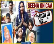 Seema Haider, a Pakistani national residing in Greater Noida, expresses her gratitude towards Prime Minister Narendra Modi and the Centre for implementing the Citizenship Amendment Act. Watch to learn more about her heartfelt message and the significance of this development. &#60;br/&#62; &#60;br/&#62;#SeemaHaider #SeemaSachin #GreaterNoida #CAA #CitizenshipAmendmentAct #CAAImplemented #CAAImplementedinIndia #CAARules #ModiGovernment #CitizenshipinIndia #Oneindia&#60;br/&#62;~HT.97~PR.274~ED.194~