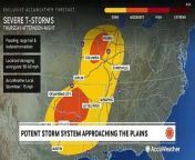 Storms on the way to the Midwest have the potential to cause damage from March 13-14.
