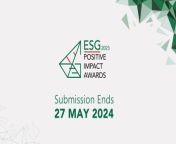 As countries and businesses worldwide shift focus towards their sustainability goals, the ESG Positive Impact Awards is a platform for companies to spotlight their unwavering commitment to a sustainable future and position themselves at the vanguard of their respective industries.&#60;br/&#62;&#60;br/&#62;Join the awards: https://staresgawards.com.my/how-to-participate.aspx&#60;br/&#62;&#60;br/&#62;See last year&#39;s winners: https://staresgawards.com.my/winners.aspx&#60;br/&#62;&#60;br/&#62;Read our monthly pullouts: https://staresgawards.com.my/issues.aspx&#60;br/&#62;&#60;br/&#62;Subscribe to the StarESG Telegram channel: https://t.me/StarESG