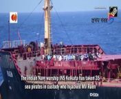 Indian Navy ship, commandos force pirates to surrender, rescue MV Ruen crew