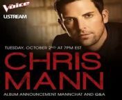 Preview of Chris Mann &amp; Christina Aguilera&#39;s cover of Damien Rice&#39;s &#92;