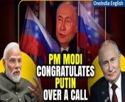 A telephone conversation was held today between Prime Minister Narendra Modi and Russian President Vladimir Putin, during which President Putin extended congratulations on his re-election by PM Modi. Best wishes for the peace, progress, and prosperity of the Russian people were conveyed by Modi, as reported by the Prime Minister&#39;s Office (PMO). It was agreed by the two leaders to make concerted efforts towards further strengthening the partnership between the two countries in the years to come. In a post on X, formerly known as Twitter, it was stated by Prime Minister Modi that an agreement was reached to work together to further deepen and expand the India-Russia Special &amp; Privileged Strategic Partnership in the years ahead. &#60;br/&#62; &#60;br/&#62; &#60;br/&#62;#PMModi #Putin #RussianPresident #Congratulations #Reelection #IndiaRussia #Diplomacy #BilateralRelations #Leadership #InternationalRelations #StrategicPartnership #GlobalAffairs #Friendship #PoliticalLeaders #CongratulationsPutin #ModiPutin #PhoneCall #WorldLeaders #GlobalPolitics #ForeignPolicy&#60;br/&#62;~HT.178~PR.152~ED.194~GR.125~