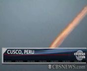 A suspected meteorite recently fell across the Peruvian sky over the ancient city of Cusco. Local officials were unable to determine where the suspected meteorite may have landed.