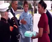 Michelle Obama Not Impressed by Tiffany Box Gift From Melania Trump, Wife of President Donald Trump on Inauguration Day.