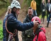 Watch as Margaret aged 88 from Dawley ticks of a box and does her first abseil down an enormous Nescliffe cliff near Shrewsbury. Her legs were slipping on the descent but she did it to the relief of family and friends at the bottom.