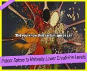 5 Potent Spices to Naturally Lower Creatinine L from l jpn