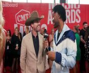 Dustin Lynch caught up with Billboard&#39;s Tetris Kelly at CMT Awards 2024.
