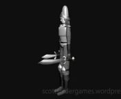 A video, of the Harris 3D model. Harris is equipped with his sword and dagger. Created by Scott Snider using 3DS MAX. Uploaded 04-07-2024.