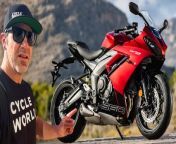Triumph hasn’t had a fully faired, normal production sportbike in its range since 2017, but the Daytona 660 is here and more versatile and affordable than ever. This new triple is ready to take on the parallel-twin competition.&#60;br/&#62;&#60;br/&#62;Check out the story at https://www.cycleworld.com/motorcycle-reviews/triumph-daytona-660-first-ride-review/&#60;br/&#62;&#60;br/&#62;Listen on Spotify: https://open.spotify.com/show/6CLI74xvMBFLDOC1tQaCOQ&#60;br/&#62;Read more from Cycle World: https://www.cycleworld.com/&#60;br/&#62;Buy Cycle World Merch: https://teespring.com/stores/cycleworld