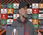 Liverpool boss Jurgen Klopp on the importance of the whole squad for the busy schedule as they prepare to face Crystal Palace&#60;br/&#62;Anfield, Liverpool, UK