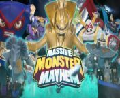 Master Mayhem celebrates his birthday with his Monster Superstars. Meanwhile, Dome Ditty Dome is sent off to conquer Earth, powered by a slice of birthday cake. Best B-Day gift ever!