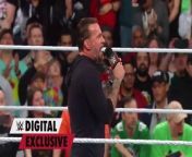 CM Punk gives thanks to Philadelphia after Raw goes off the air- Raw exclusive, April 8, 2024 from ariel hayun