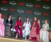 The trailer of Sanjay Leela Bhansali&#39;s new web series &#39;Heeramandi&#39; was released on a grand scale on Tuesday in Delhi. During this event, Actress Sonakshi Sinha talked about how she nailed the number ‘Tilasmi Bahein’ in one shot. The actress said she had never done a one-take song in her career and that it was the filmmaker who pushed her to give her absolute best. She also said she feels ‘Truly Blessed’ to work with Sanjay Leela Bhansali. Have a look!&#60;br/&#62;&#60;br/&#62;#heeramanditrailer #sonakshisinha #tilasmibahein #Heeramandi #HeeramandiSeries #SanjayLeelaBhansali #SLB #Bollywood #viralvideo #trending #ians