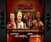 TNA Slammiversary 2005 - Raven vs AJ Styles vs Abyss vs Monty Brown vs Sean Waltman (King Of The Mountain Match, NWA World Heavyweight Championship) from aj raval pinay