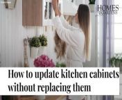 Did you know that you can update kitchen cabinets without replacing them? We investigate the options.
