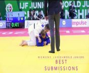 Best Submissions! Womens Judo at World Junior Championships 2023 from pre junior