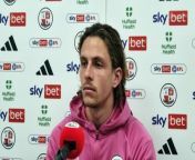 Crawley Town drew 1-1 with League Two play-off rivals Barrow at the Broadfield Stadium. Danilo Orsi notched up his 20th goal of the season from the penalty spot to ensure the draw. Here is the striker&#39;s reaction and he looks ahead to the Sutton game on Saturday.