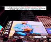 Big moment for Sidhu Moose Wala- His dad and newborn baby’s photo shining bright in New York’s Time Square