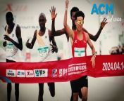 Authorities have promised to investigate after three African runners in the lead of Beijing&#39;s half-marathon slowed down in the final stretch and appeared to let Chinese runner He Jie win.