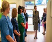 Princess Anne visits Bronglais Hospital from princess sachiko