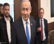 A report from Israeli media revealed that Prime Minister Benjamin Netanyahu feared the International Criminal Court (ICC) in Den Haag would issue a warrant to arrest him and other officials for war crimes in Gaza.&#60;br/&#62;&#60;br/&#62;Quoting a report from Channel 12 on Sunday, April 21, 2024, it was stated that urgent discussions took place last Tuesday in Netanyahu&#39;s office, which remain secret until now, where worrying scenarios and serious concerns emerged that would allow the issuance of arrest warrants from the ICC against senior officials, security leaders, and Israeli politicians, including Netanyahu himself. It was reported that Israel&#39;s highest political and legal elite were present at the discussions.&#60;br/&#62;&#60;br/&#62;The media noted that the reason for the issuance of the international arrest warrant was alleged war crimes in Gaza. The report confirmed that Netanyahu asked the British and German foreign ministers during their visit to Israel to intervene to prevent the issuance of an arrest warrant by the ICC.&#60;br/&#62;&#60;br/&#62;It was explained that Tel Aviv had obtained information and messages indicating the possibility of issuing such an order on a large scale and that it might be issued at the end of next month.&#60;br/&#62;&#60;br/&#62;Channel 12 also reported that the discussion raised the issue of the humanitarian crisis in the Gaza Strip and statements by several countries that Israel was violating international law, as well as treating the civilian population in the Gaza Strip in a way that violated the Fourth Geneva Convention. At the end of the discussion, a decision was taken to take some urgent last-minute action against the ICC to prevent the issuance of an arrest warrant.&#60;br/&#62;&#60;br/&#62;The Israel-Hamas war has broken out in Gaza, Palestine, since October 7, 2023. The Zionist regime has killed 1,200 people, and hundreds of others were taken to Gaza as hostages. Since then, Israel has bombarded Gaza and launched a land war. According to the Gaza Ministry of Health, more than 33,000 people died as a result of Israel&#39;s horrific invasion, with the majority of victims being women and children.
