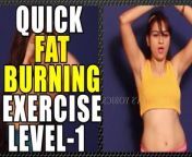 #weightloss #getfit #fatburning&#60;br/&#62;Quick Fat Burning Exercise Level -1 II वज़न घटाने के आसान व्यायाम स्तर-1 II By Kavita Nalwa II&#60;br/&#62;&#60;br/&#62;Hey Friends, here is a brand new video by Kavita Nalwa of F3 Kavita&#39;s Yobics. In this video she will tell you how you can Burn your Fat with some Quick exercises in 15 min. &#60;br/&#62;&#60;br/&#62;&#60;br/&#62;You can also view our othersfitness related unique videos and get total fit body in just few minutes away.