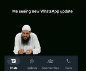 Pov _ Me seeing new Whatsapp update from pov pissing new eve