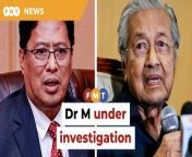 MACC chief commissioner Azam Baki says the agency needs more time to complete its findings.&#60;br/&#62;&#60;br/&#62;Read More: &#60;br/&#62;https://www.freemalaysiatoday.com/category/nation/2024/04/25/dr-m-under-investigation-confirms-macc/&#60;br/&#62;&#60;br/&#62;Laporan Lanjut: &#60;br/&#62;https://www.freemalaysiatoday.com/category/bahasa/tempatan/2024/04/25/dr-m-antara-disiasat-isu-isytihar-harta-kata-azam/&#60;br/&#62;&#60;br/&#62;Free Malaysia Today is an independent, bi-lingual news portal with a focus on Malaysian current affairs.&#60;br/&#62;&#60;br/&#62;Subscribe to our channel - http://bit.ly/2Qo08ry&#60;br/&#62;------------------------------------------------------------------------------------------------------------------------------------------------------&#60;br/&#62;Check us out at https://www.freemalaysiatoday.com&#60;br/&#62;Follow FMT on Facebook: https://bit.ly/49JJoo5&#60;br/&#62;Follow FMT on Dailymotion: https://bit.ly/2WGITHM&#60;br/&#62;Follow FMT on X: https://bit.ly/48zARSW &#60;br/&#62;Follow FMT on Instagram: https://bit.ly/48Cq76h&#60;br/&#62;Follow FMT on TikTok : https://bit.ly/3uKuQFp&#60;br/&#62;Follow FMT Berita on TikTok: https://bit.ly/48vpnQG &#60;br/&#62;Follow FMT Telegram - https://bit.ly/42VyzMX&#60;br/&#62;Follow FMT LinkedIn - https://bit.ly/42YytEb&#60;br/&#62;Follow FMT Lifestyle on Instagram: https://bit.ly/42WrsUj&#60;br/&#62;Follow FMT on WhatsApp: https://bit.ly/49GMbxW &#60;br/&#62;------------------------------------------------------------------------------------------------------------------------------------------------------&#60;br/&#62;Download FMT News App:&#60;br/&#62;Google Play – http://bit.ly/2YSuV46&#60;br/&#62;App Store – https://apple.co/2HNH7gZ&#60;br/&#62;Huawei AppGallery - https://bit.ly/2D2OpNP&#60;br/&#62;&#60;br/&#62;#FMTNews #DrMahathirMohamad #AzamBaki #MACC