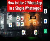In this video I show you that how to use multiple Whatsapp account on same WhatsApp? How to open multiple Whatsapp account on same WhatsApp?&#60;br/&#62;How to use two WhatsApp account on same whatapp apps?&#60;br/&#62;#WhatsAppMultipleAccount&#60;br/&#62;#HowtoUseMultipleAccountonSameWhatsApp&#60;br/&#62;#HowtouseTwoWhatsAppAccountonSameWhatsAppApps&#60;br/&#62;#Whatsppnewtips&#60;br/&#62;#WhatsAppnewHacks&#60;br/&#62;#WhatsAppnewUpdatea&#60;br/&#62;#WhatsAppnewFeatures&#60;br/&#62;#WhatsAppnewTricks&#60;br/&#62;#WhatsAppHiddenFeatures&#60;br/&#62;#TechnicalWaheed&#60;br/&#62;&#60;br/&#62;=~==~=~=~=~==~=~=~===~=~=~=~=~==&#60;br/&#62;Like share and support for more technical videos=~=~==~=~~=~=~=&#60;br/&#62;&#60;br/&#62;THANK EVERYONE!&#60;br/&#62;#WhatsApp&#60;br/&#62;#TipsandTricks&#60;br/&#62;#WhatsAppNewFeatures&#60;br/&#62;#WhatsAppnewUpdatea&#60;br/&#62;#WhatsAppsecreteFeatures&#60;br/&#62;#Viral&#60;br/&#62;#trending&#60;br/&#62;#Video&#60;br/&#62;#tech&#60;br/&#62;