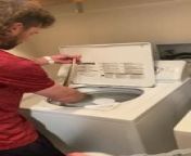 This man went to his friend&#39;s house to check on their washing machine as they thought that the rubber seal might have become loose. When the man checked the washer, he found a snake on the rubber seal. Surprised as well as startled, he carefully removed the snake. Later, they released the animal into a pond.