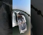 This man went by the lake for a cruise with his kids. He captured a 360 degree of the sunset as they sailed by the lake. The shot made the lake look like a circle, giving a unique perspective to it.&#60;br/&#62;&#60;br/&#62;The underlying music rights are not available for license. For use of the video with the track(s) contained therein, please contact the music publisher(s) or relevant rightsholder(s).