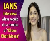 Ever since her debut in 2020 with &#39;Jawaani Jaaneman&#39;, Alaya has featured in several genres of films including psychological thriller, supernatural thriller and an action thriller. Talking to IANS, Actress Alaya F has shown interest in starring in a period drama and even spoke about what would it take for her to feature in a remake of Kabir Bedi and Rekha-starrer &#39;Khoon Bhari Maang.&#39;&#60;br/&#62;&#60;br/&#62;#alayaf #srikanth #rajkummarrao #ians #interview #alaya #fashion #ootd #allblack #bollywood #viralvideo #trending #fashionalert #entertainmentnews