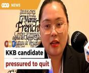 Nyau Ke Xin says she is unfazed despite calls from strangers telling her not to waste her money and time.&#60;br/&#62;&#60;br/&#62;Read More: https://www.freemalaysiatoday.com/category/nation/2024/05/05/independent-candidate-faces-pressure-to-quit-kkb-by-election/&#60;br/&#62;&#60;br/&#62;Laporan Lanjut: &#60;br/&#62;https://www.freemalaysiatoday.com/category/bahasa/tempatan/2024/05/05/calon-bebas-dakwa-terima-desakan-tarik-diri-prk-kkb/&#60;br/&#62;&#60;br/&#62;Free Malaysia Today is an independent, bi-lingual news portal with a focus on Malaysian current affairs.&#60;br/&#62;&#60;br/&#62;Subscribe to our channel - http://bit.ly/2Qo08ry&#60;br/&#62;------------------------------------------------------------------------------------------------------------------------------------------------------&#60;br/&#62;Check us out at https://www.freemalaysiatoday.com&#60;br/&#62;Follow FMT on Facebook: https://bit.ly/49JJoo5&#60;br/&#62;Follow FMT on Dailymotion: https://bit.ly/2WGITHM&#60;br/&#62;Follow FMT on X: https://bit.ly/48zARSW &#60;br/&#62;Follow FMT on Instagram: https://bit.ly/48Cq76h&#60;br/&#62;Follow FMT on TikTok : https://bit.ly/3uKuQFp&#60;br/&#62;Follow FMT Berita on TikTok: https://bit.ly/48vpnQG &#60;br/&#62;Follow FMT Telegram - https://bit.ly/42VyzMX&#60;br/&#62;Follow FMT LinkedIn - https://bit.ly/42YytEb&#60;br/&#62;Follow FMT Lifestyle on Instagram: https://bit.ly/42WrsUj&#60;br/&#62;Follow FMT on WhatsApp: https://bit.ly/49GMbxW &#60;br/&#62;------------------------------------------------------------------------------------------------------------------------------------------------------&#60;br/&#62;Download FMT News App:&#60;br/&#62;Google Play – http://bit.ly/2YSuV46&#60;br/&#62;App Store – https://apple.co/2HNH7gZ&#60;br/&#62;Huawei AppGallery - https://bit.ly/2D2OpNP&#60;br/&#62;&#60;br/&#62;#FMTNews #PRK KualaKubuBaharu #NyauKeXin #PH #BN #PN