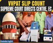 The Supreme Court has requested responses from the Election Commission and the Central government regarding a petition advocating for a full count of Voter Verifiable Paper Audit Trail (VVPAT) slips during elections, challenging the current practice of random verification of only five Electronic Voting Machines (EVMs). The petition underscores concerns about electoral transparency and suggests improvements to ensure accuracy in the voting process.&#60;br/&#62; &#60;br/&#62;#SupremeCourt #ElectionCommission #VVPAT #EVM #Voting #LokSabhaelections2024 #LokSabha #Indianews #PMModi #Worldnews #Oneindia #Oneindianews &#60;br/&#62;~PR.152~ED.101~GR.122~HT.96~