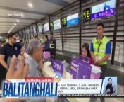 Sitwasyon sa NAIA ngayong Miyerkules Santo.&#60;br/&#62;&#60;br/&#62;&#60;br/&#62;Balitanghali is the daily noontime newscast of GTV anchored by Raffy Tima and Connie Sison. It airs Mondays to Fridays at 10:30 AM (PHL Time). For more videos from Balitanghali, visit http://www.gmanews.tv/balitanghali.&#60;br/&#62;&#60;br/&#62;#GMAIntegratedNews #KapusoStream&#60;br/&#62;&#60;br/&#62;Breaking news and stories from the Philippines and abroad:&#60;br/&#62;GMA Integrated News Portal: http://www.gmanews.tv&#60;br/&#62;Facebook: http://www.facebook.com/gmanews&#60;br/&#62;TikTok: https://www.tiktok.com/@gmanews&#60;br/&#62;Twitter: http://www.twitter.com/gmanews&#60;br/&#62;Instagram: http://www.instagram.com/gmanews&#60;br/&#62;&#60;br/&#62;GMA Network Kapuso programs on GMA Pinoy TV: https://gmapinoytv.com/subscribe