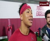 Sooners&#39; defensive back Peyton Bowen speaks to the media after spring practice on March 27, 2024.