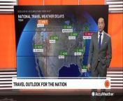 Several areas of the country could endure weather-related travel delays on March 28.