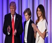 Donald Trump's wife Melania was reportedly 'livid' over his use of son Barron in a campaign post from sonal kaushal xxx