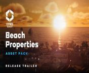 Cities: Skylines II - Beach Properties Tráiler from young naturist in the beach