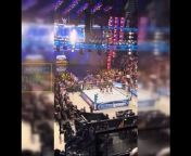 Bianca Belair, Jade Cargill and Naomi pointing the WWE WrestleMania sign