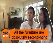 Full story: https://www.asiaone.com/lifestyle/4-room-hdb-home-raffles-hotel-vibe-costs-less-3000-furnish&#60;br/&#62;&#60;br/&#62;As first-time BTO flat owners, Luqman and Amelia envisioned their home to feel and look like an expensive hotel. Yet, it seems almost impossible to do so with a limited budget. To make their dream home a reality, they got their hands dirty by learning how to refurbish all their second-hand furniture.&#60;br/&#62;Watch as the couple share their tips on how they made their dream home a reality!