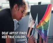 Mia Sanchez shares her journey to becoming proud of her identity as a deaf afro-latina woman and artist. She explains the difficulties of growing up as the only deaf person in her family and at school, and how she learned to express herself fully.