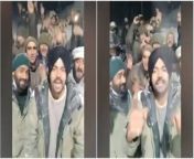 Indian Army jawans posted at LoC in Baramulla district of Jammu and Kashmir celebrated Lohri. They were seen singing and dancing to folk songs. Lohri was celebrated on January 13. During the festival, people light bonfires, sing folk songs and pop sesame seeds, popcorn.