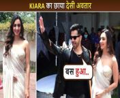 Kiara Advani and Varun Dhawan along with Anil Kapoor are very actively promoting their upcoming movie JugJugg Jeeyo. The celebs were spotted at Filmcity. Have a look at the video. &#60;br/&#62;