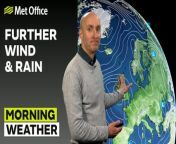 A rainy day for most of the UK, particularly in the southwest at times. Some brightness remaining in the far northeast, wintry showers across hills in the northeast, but remaining dry in the southeast. Heavier rain and snow in Scotland this evening, and rain clears from most of the south.– This is the Met Office UK Weather forecast for the morning of 25/03/24. Bringing you today’s weather forecast is Aidan McGivern.