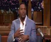 Michael Strahan explains how LL Cool J and Dwayne Johnson led him to Harvard, and he teases Questlove about his &#36;100,000 Pyramid appearance.