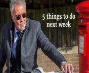 Assistant editor Iain Lynn with his entertainments guide to five things to do next week in and around Lancashire
