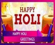 The festival of colours, Holi, is here. This year, Holi is being celebrated on March 25. To celebrate the vibrant and colourful festival, begin by sharing Holi wishes, messages, greetings, quotes, wallpapers, and images with your loved ones via Facebook or WhatsApp.
